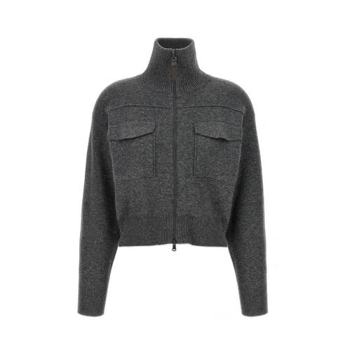 High Neck Cardigan