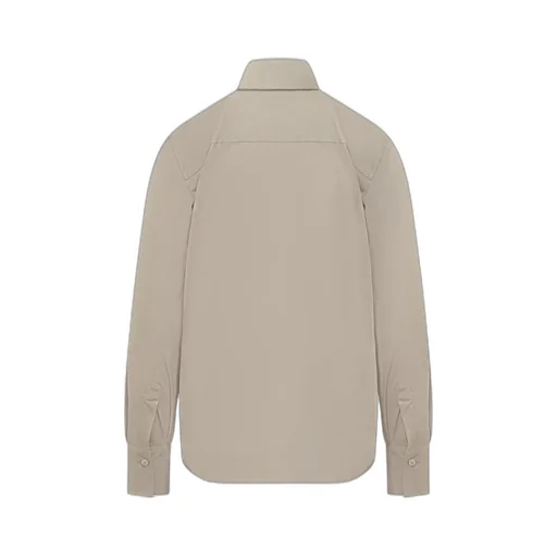 Monili Chain Detailed Long-Sleeved Shirt