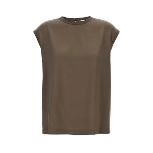 Stud-Embellished Sleeveless Top