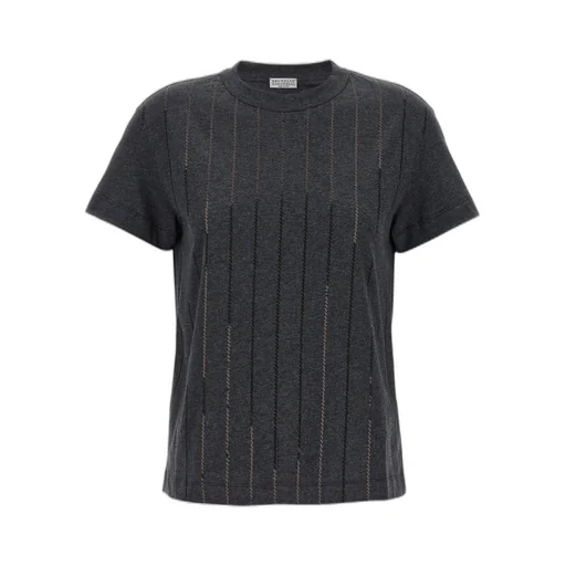 Micro Sequin Embellished T-Shirt