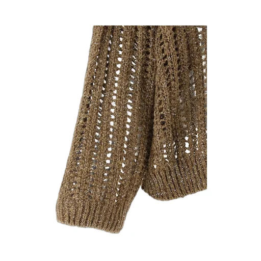 Crewneck Open-Knit Jumper
