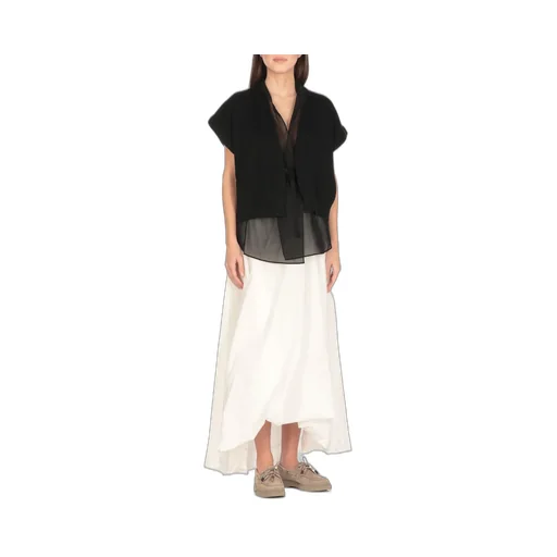 Layered Tied Waist Cardigan