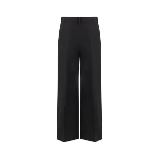 Mid-Rise Straight-Leg Trousers