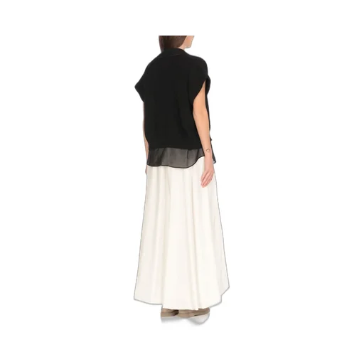 Layered Tied Waist Cardigan