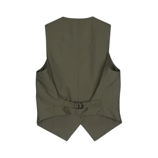 Herbarium-Appliqué V-Neck Waistcoat