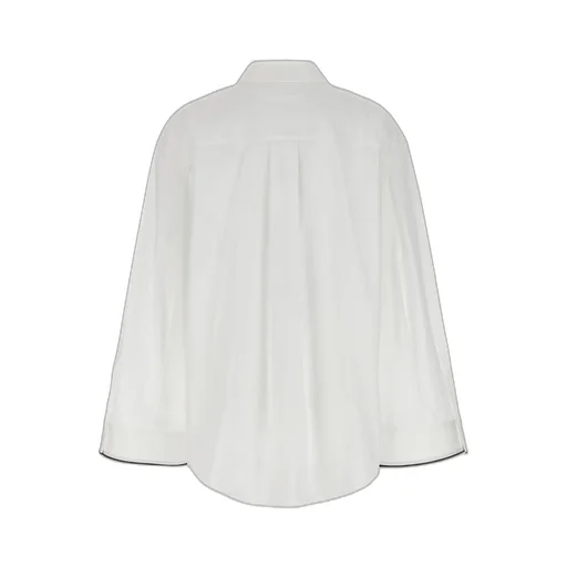 Spread-Collared Buttoned Shirt