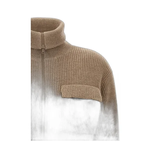 Long Sleeved Zip-Up Cardigan