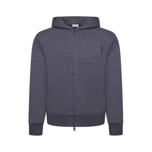 Zip-Up Hooded Sweatshirt