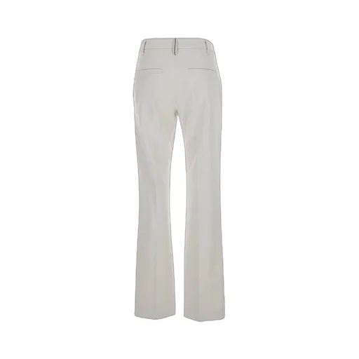 Monili-Embellished Straight Leg Trousers
