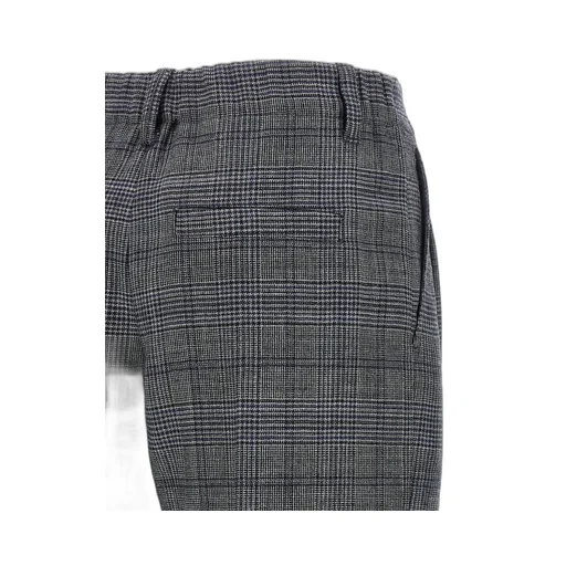 Houndstooth Detailed Pleated Pants