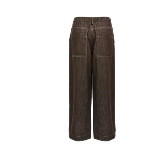 Pleated Wide-Leg Pants