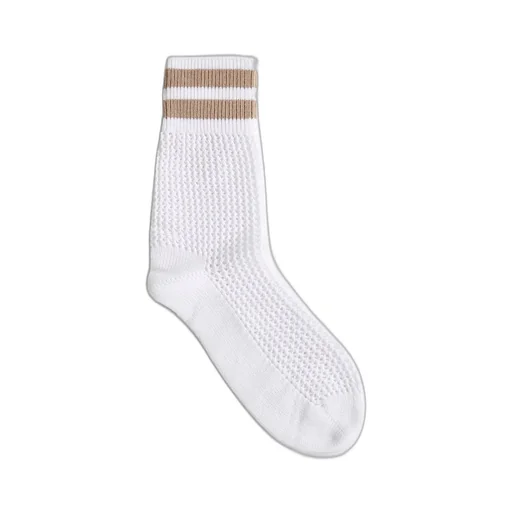 Stripe-Detailed Knitted Socks
