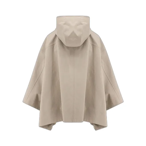 Cape-Sleeved Hooded Jacket