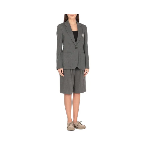Logo Patch Single-Breasted Blazer