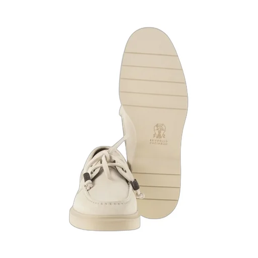 Monili-Chain Slip-On Boat Shoes