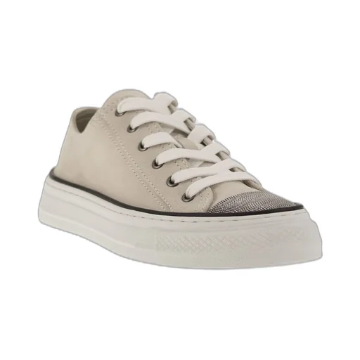 Round Toe Laced Sneakers