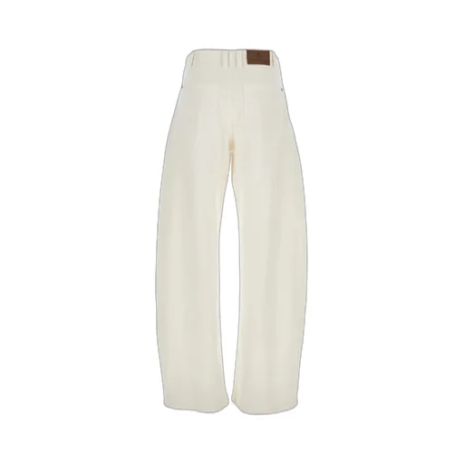 Curved Leg Dyed Jeans
