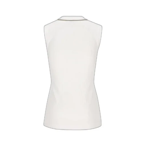 Shiny Pip Ribbed Jersey Top