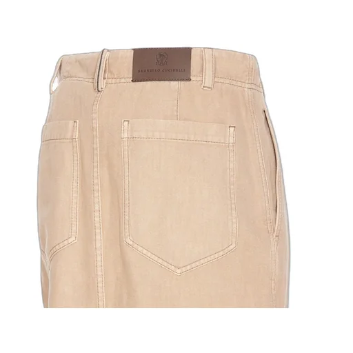 Logo Patch High-Waisted Skirt