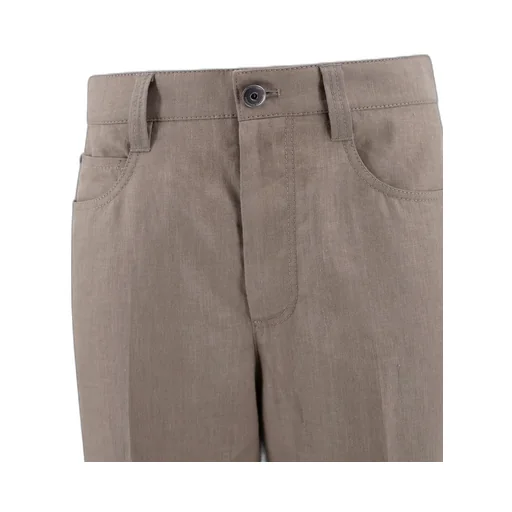 Pleated Wide-Leg Trousers