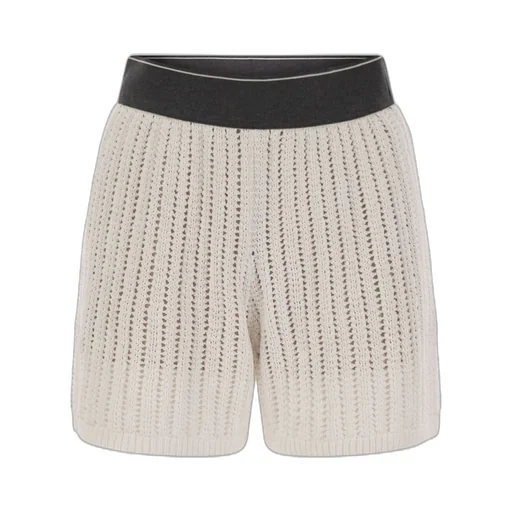 Openwork Knitted Shorts
