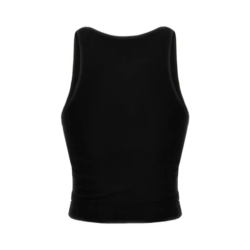 Bead Embellished Scoop-Neck Vest Top