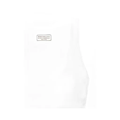 Bead Embellished Scoop-Neck Vest Top