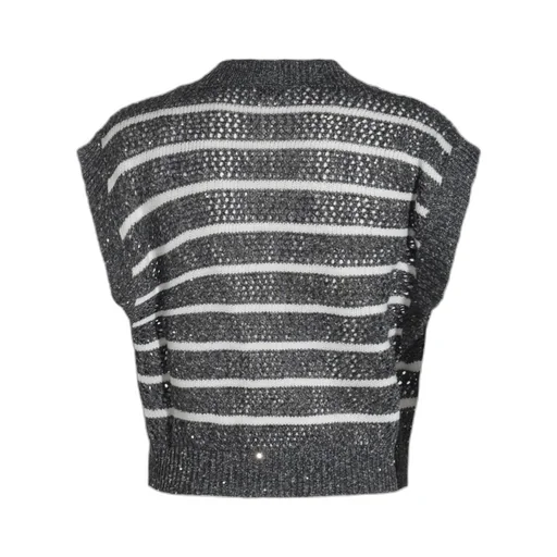 V-Neck Knitted Vest