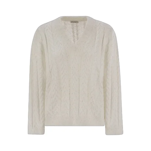 V-Neck Knitted Jumper