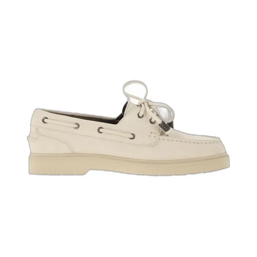 Monili-Chain Slip-On Boat Shoes