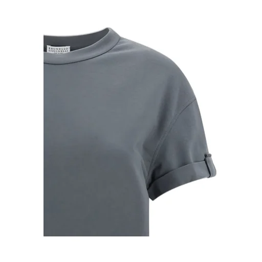 Monili-Detailed Crewneck T-Shirt Dress