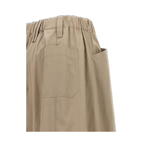 Drawstring Midi Skirt