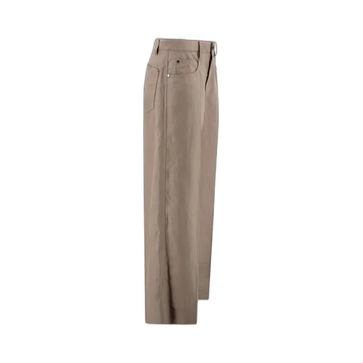 Pleated Wide-Leg Trousers