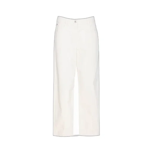Dyed Denim Cropped Trousers