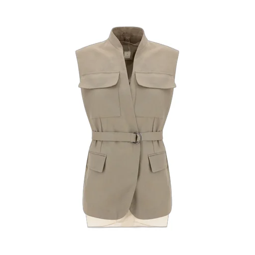 Monili Belted Waistcoat