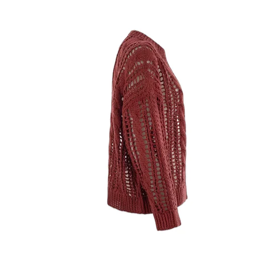 Crewneck Open Knit Jumper