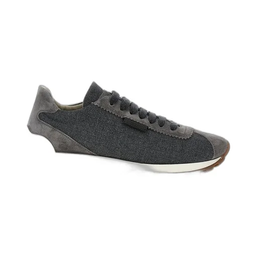 Monile-Detailed Low-Top Sneakers
