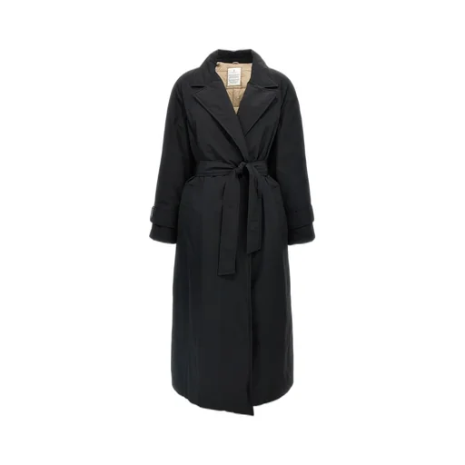 Long Belted Down Coat