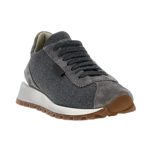 Monile-Detailed Low-Top Sneakers