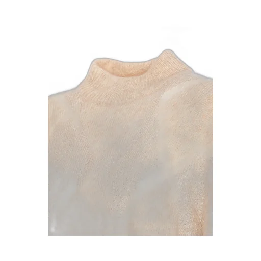 Sequin Embellished High-Neck Knitted Jumper