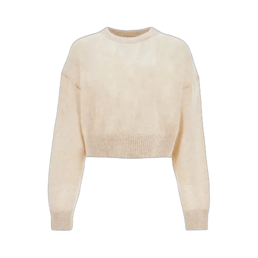 Long Sleeved Crewneck Knitted Jumper