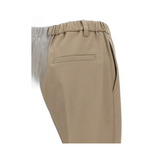 Pleated Straight-Leg Trousers