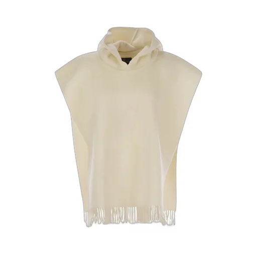 Hooded Fringed Poncho
