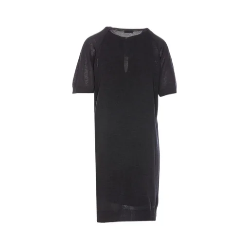 Crewneck Fine-Knitted T-Shirt Dress