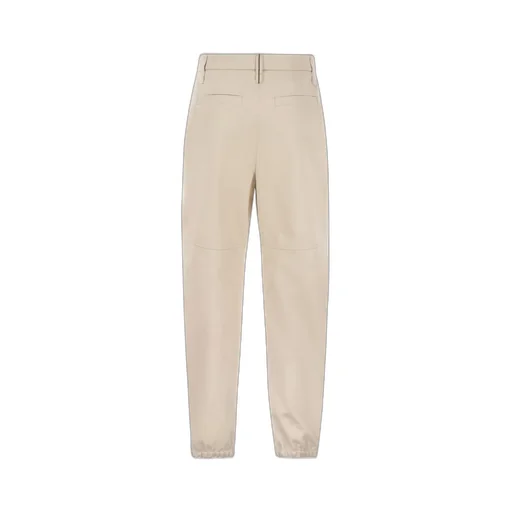 High Waist Tapered Leg Trousers