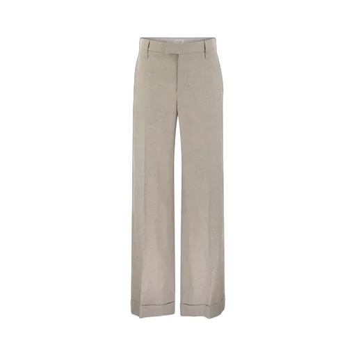Lurex Wide-Leg Trousers