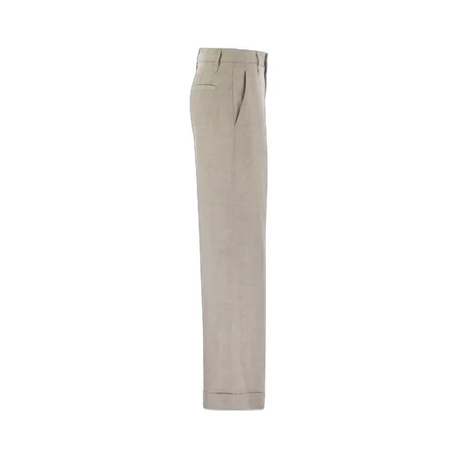 Lurex Wide-Leg Trousers