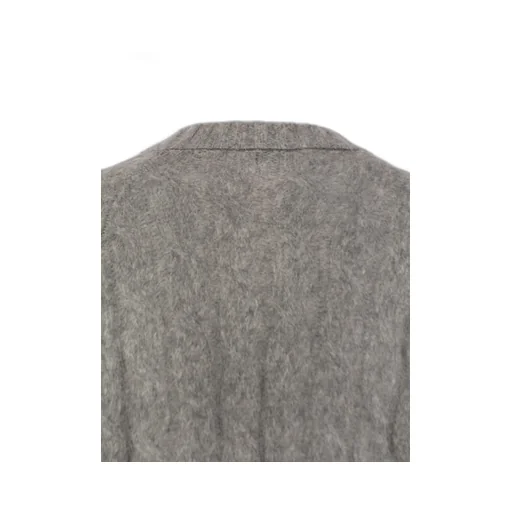 Rib-Knitted Crewneck Jumper