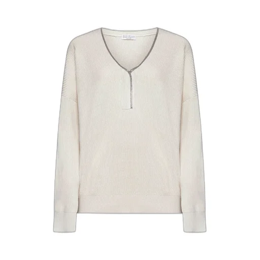V-Neck Knitted Jumper