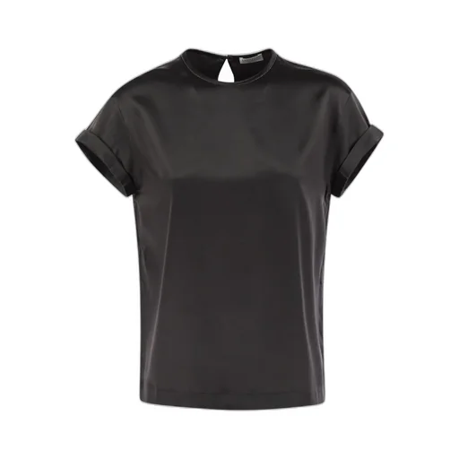 Monil Chain Satin T-Shirt
